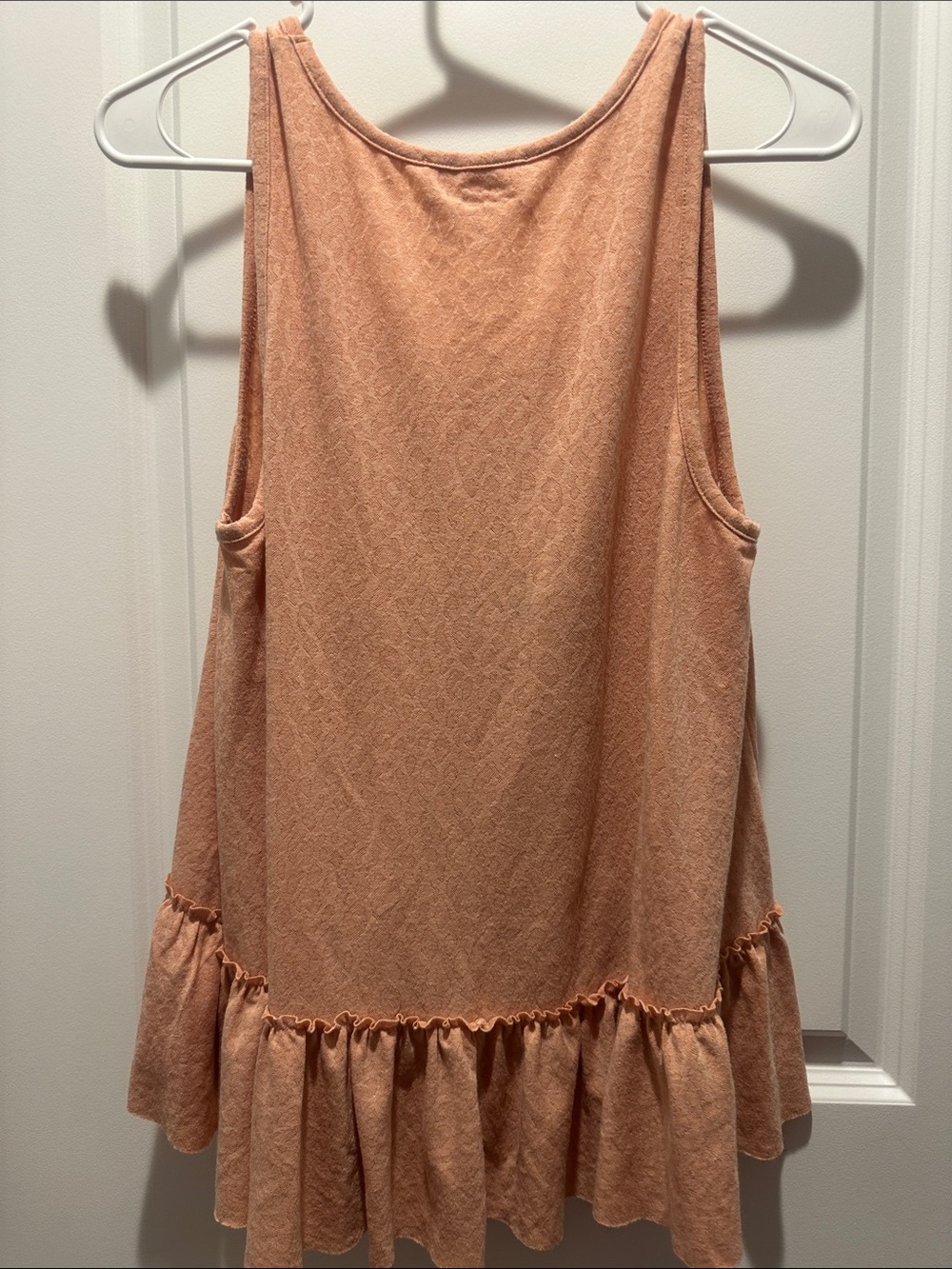 Love Riche Peach Ruffle-Hem Tank - Picture 9 of 9